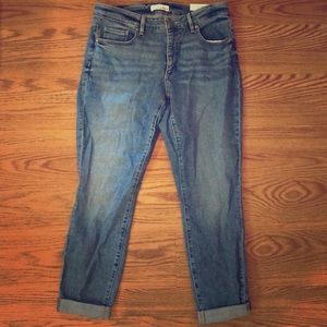 LOFT Size 29/8 soft slim pocket skinny crop jeans